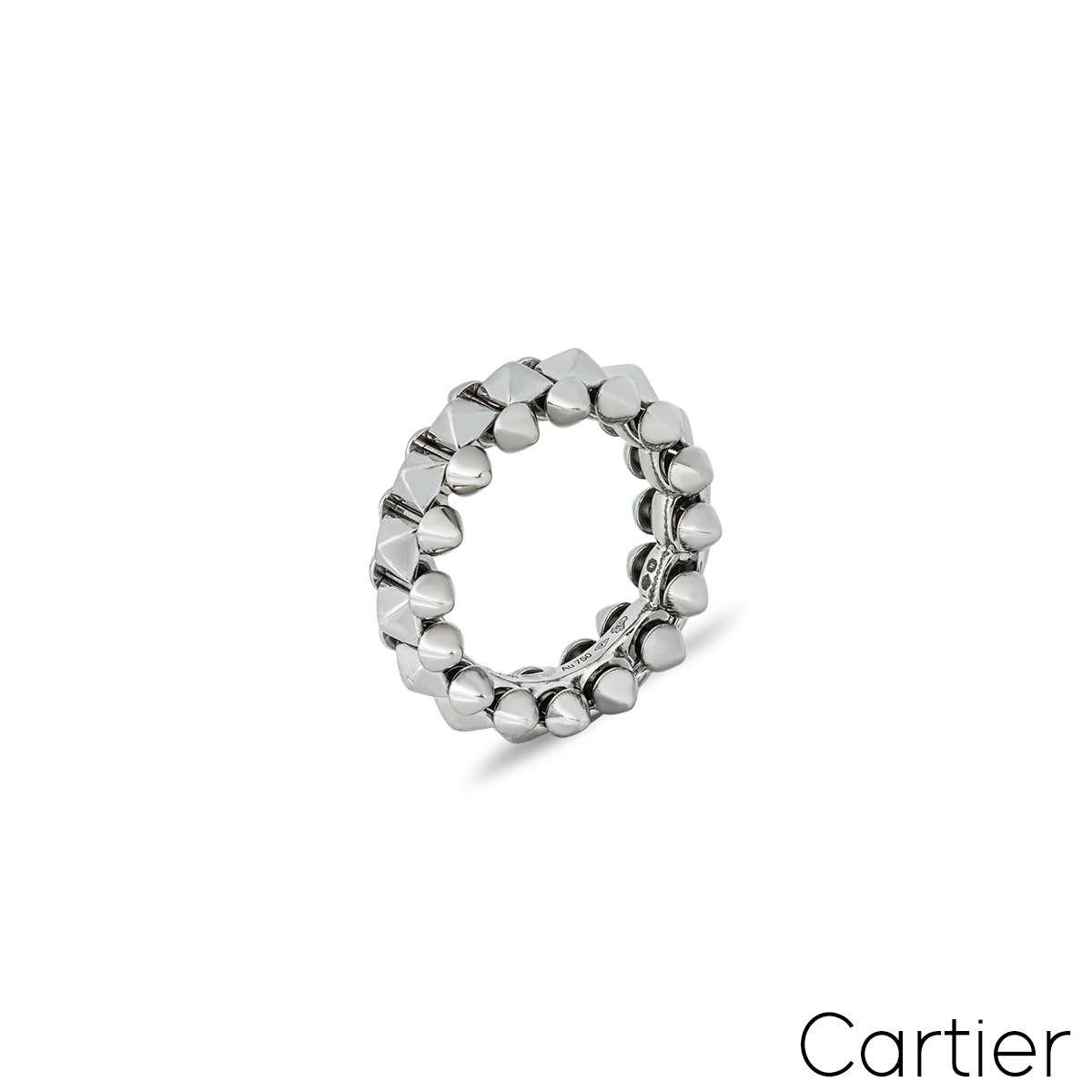 Cartier White Gold Clash De Cartier Ring Size 50 B4233000 Rich Diamonds